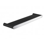 Esperia Black & Chrome Solid Brass Towel Shelf Esperia Black & Chrome Solid Brass Towel Shelf